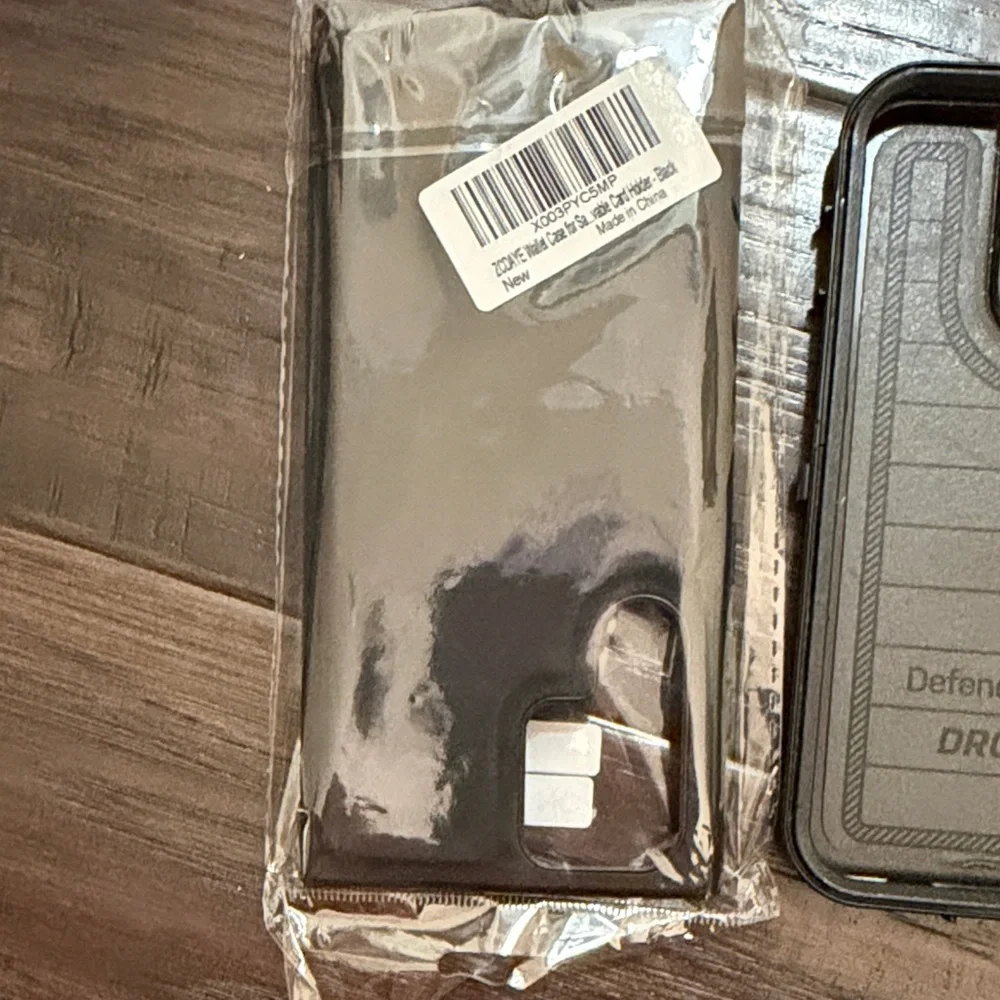 Black Phone Case S22 Ultra & Defender Pro Drop + case for a different phone